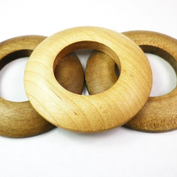 たいへん大きな木のリング　Ring110 　55mm 　 茶色C/48 6枚目の画像