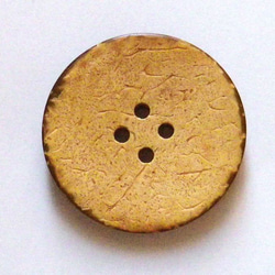 ココナッツのボタン 木ボタン 4穴 各サイズ 大量100個セット [330-CO104-4-010-000-100] 3枚目の画像