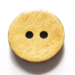 ココナッツのボタン 木ボタン 2穴 各サイズ 大量100個セット [330-CO104-2-010-000-100] 5枚目の画像