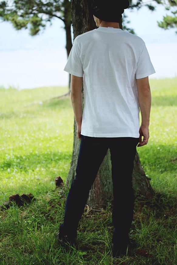 SWIMMINGTシャツ【半袖：白：Mサイズ】 4枚目の画像