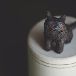 青い瞳の黒猫【猫_140】 3枚目の画像