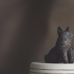 青い瞳の黒猫【猫_140】 8枚目の画像