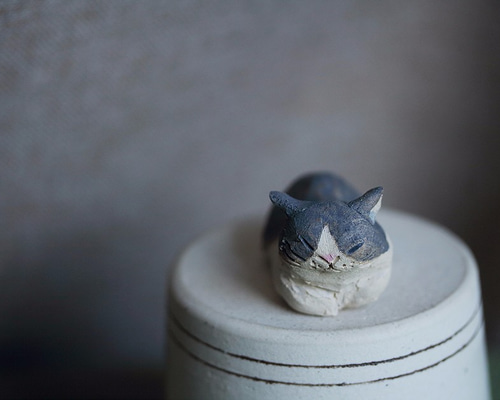 猫の額　ハチワレ　アート　インテリア　オブジェ　レア　希少 000000001622_NzVKKmj.jpg