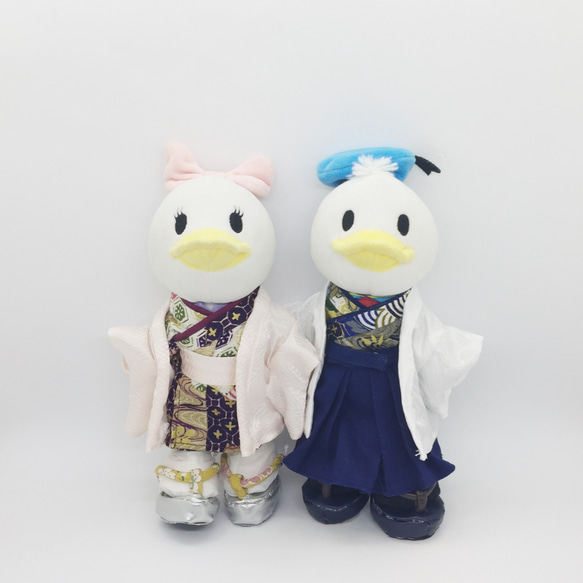 Nuimos ぬいもーず ハンドメイド 人形着せ替え服 【正月 着物