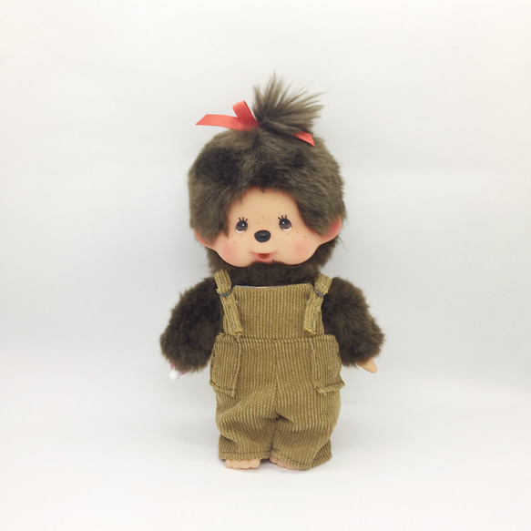 モンチッチ Sサイズ ハンドメイド 人形着せ替え服 【サロペット