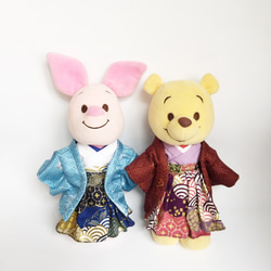 大人気 正月着物オーダーページ ] ぬいもーず モンチッチ ハンドメイド