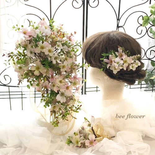 ハナミズキのブーケ&ブートニア〜eternal flowers〜【ブーケ ハナミズキのブーケ&ブートニア〜eternal flowers〜【ブーケ