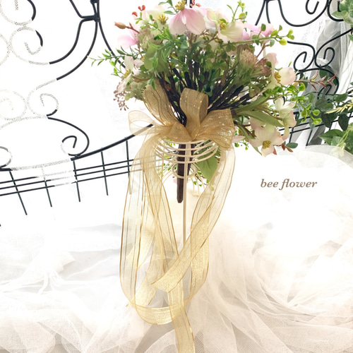 ハナミズキのブーケ&ブートニア〜eternal flowers〜【ブーケ