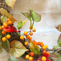 秋のリース　Harvest/45cm 6枚目の画像