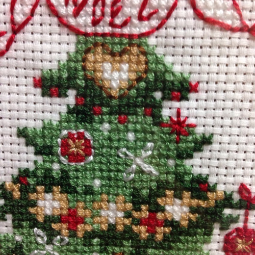 lienci_embroidery | . 去年買ったヴェロニクさんのクリスマス