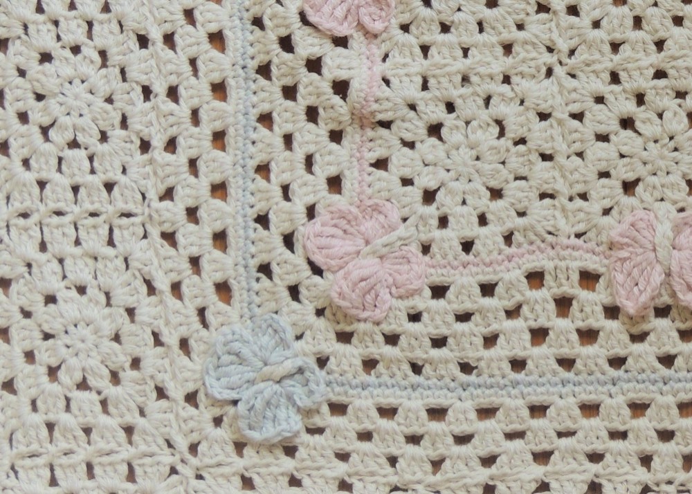 ちょうちょがかわいいオーガニックコットンのベビーブランケット