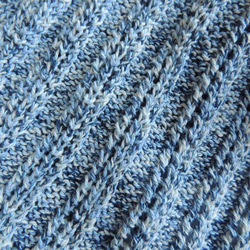 《送料無料》シンプルな変わりゴム編みのサマーマフラー 5枚目の画像