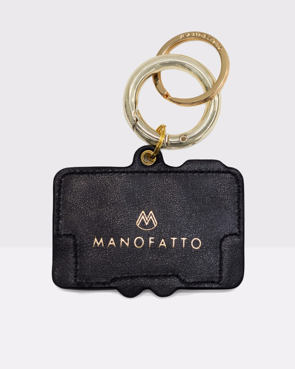 Manofattoトラム形の革のキーリング|無料のホット単語 3枚目の画像