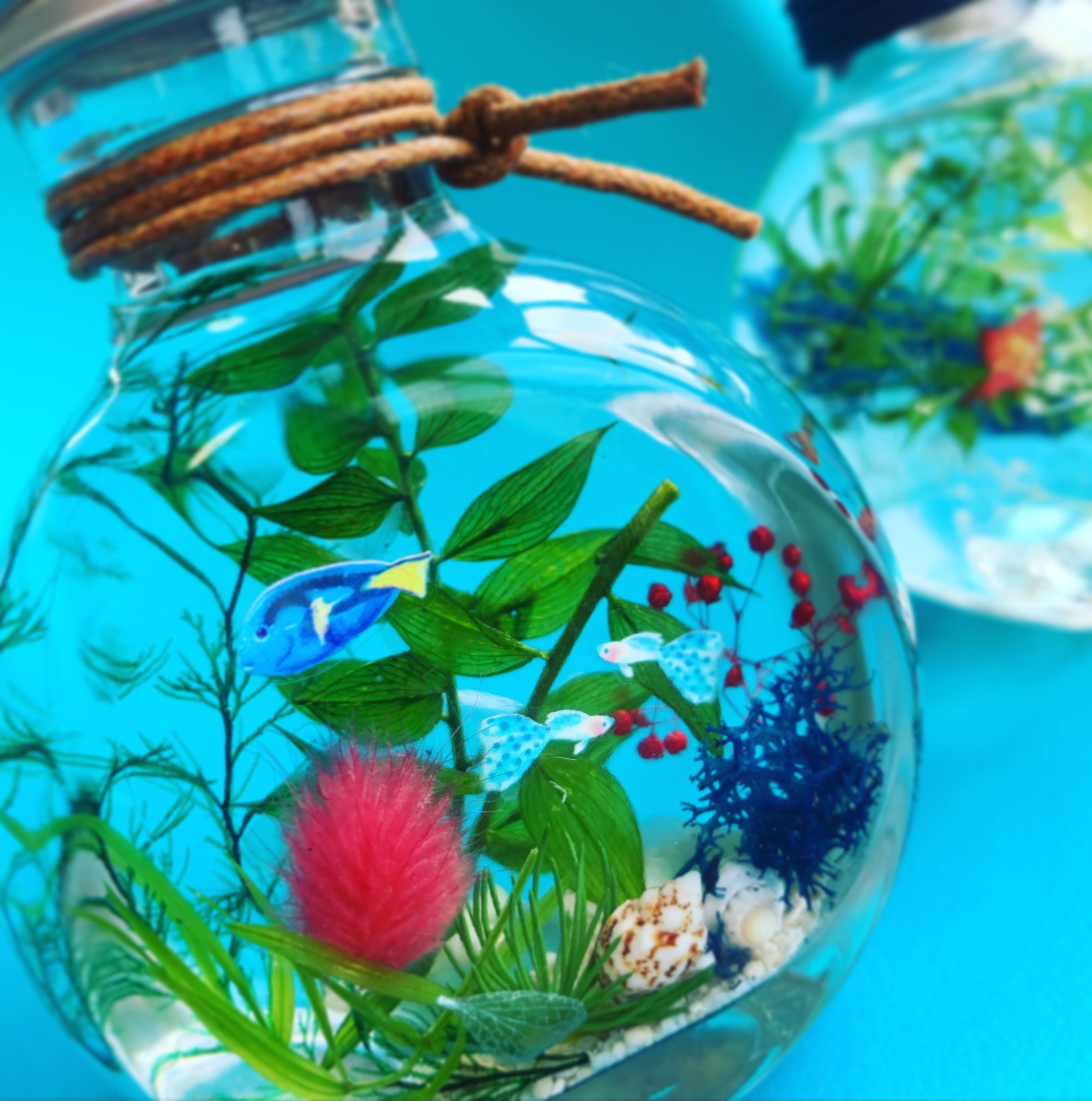 お魚入りハーバリウムキット ハーバリウム・植物標本 ゆかりん