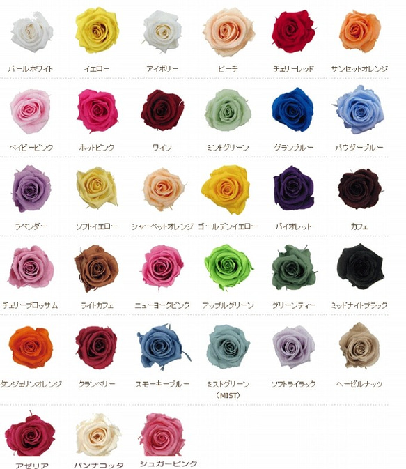 ■送料無料■プリザーブドフラワーのラウンドブーケ・ブートニアセット 写真掲載