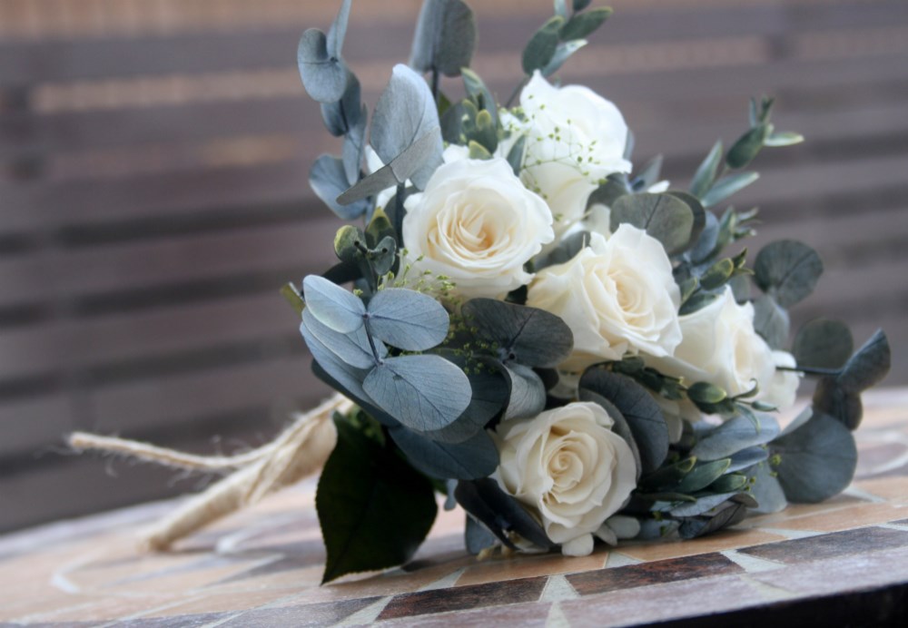 ■プロの作るプリザーブドフラワーのシックなナチュラルブーケ