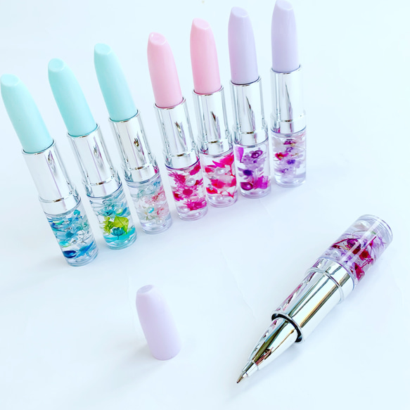 新発売！◇プロが作るリップ型ハーバリウムボールペン ハーバリウム