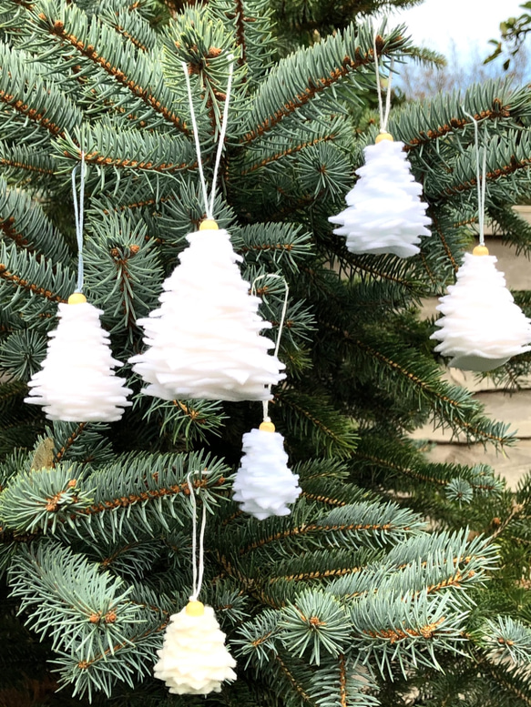フェルトツリー クリスマスツリーの飾り　オーナメント　Mサイズ　X'mas Tree Decoration 3枚目の画像