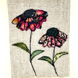 ハンドメイド　エキナセア　Echinacea　バースデーカード　メッセージカード　 3枚目の画像