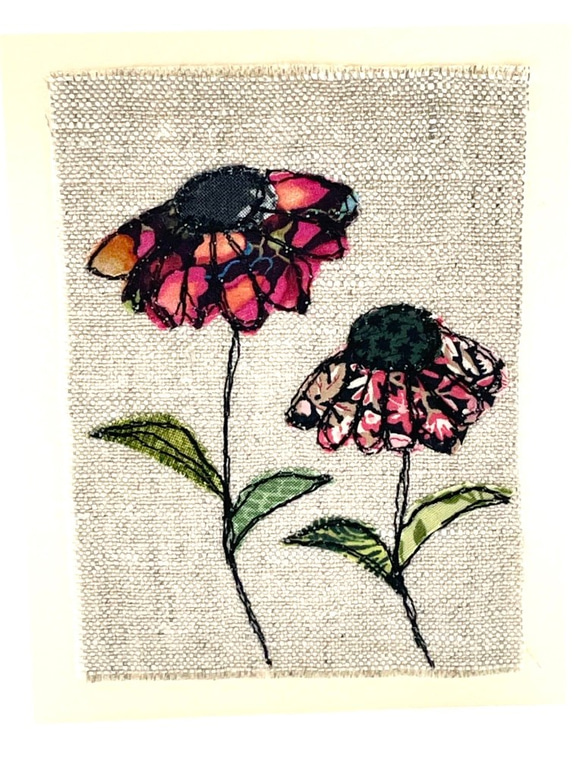 ハンドメイド　エキナセア　Echinacea　バースデーカード　メッセージカード　 3枚目の画像