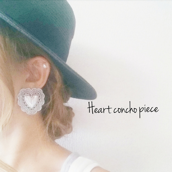 【再販2】Heartconcho earring 1枚目の画像