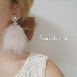 Swarovski × fur pierce 2枚目の画像