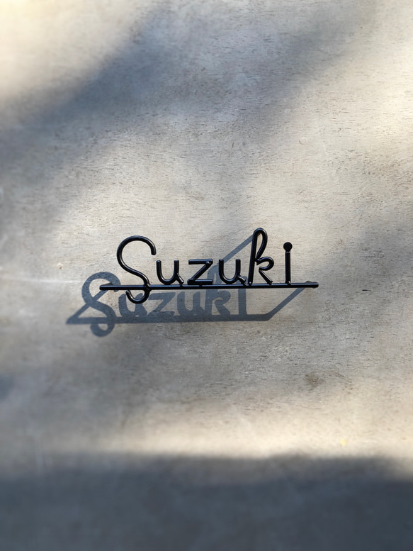 オーダー表札　金額はお問い合わせ下さい 