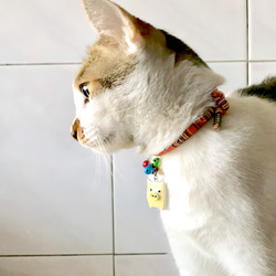 【MH米粒手作雜貨】波希米亞風繩結貓咪項圈 第4張的照片