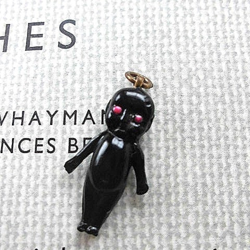 古い時代のキューピー セルロイドチャーム JAPAN クラフトや