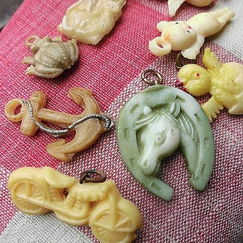 セルロイドチャーム バラエティセット キューピー ジャパン アイボリー