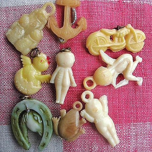 セルロイドチャーム バラエティセット キューピー ジャパン アイボリー