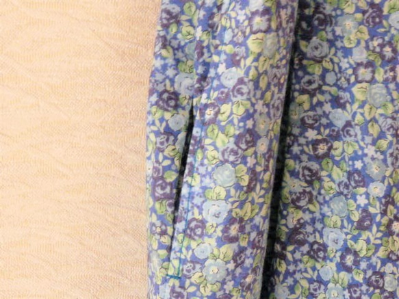 ふくいちごさま専用　綿ローン 小花柄のロングスカート 3枚目の画像