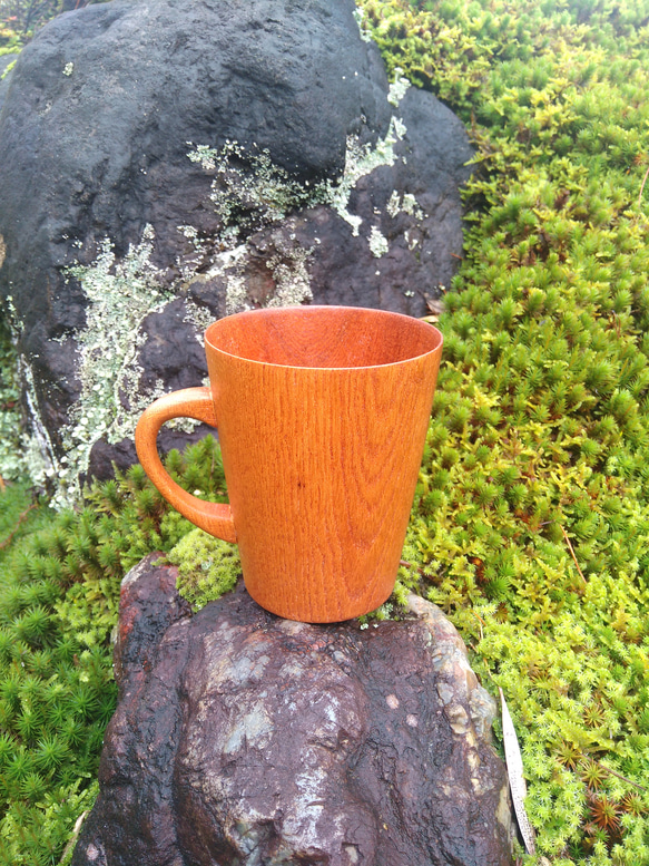 木のカップ（ケヤキ） 1枚目の画像