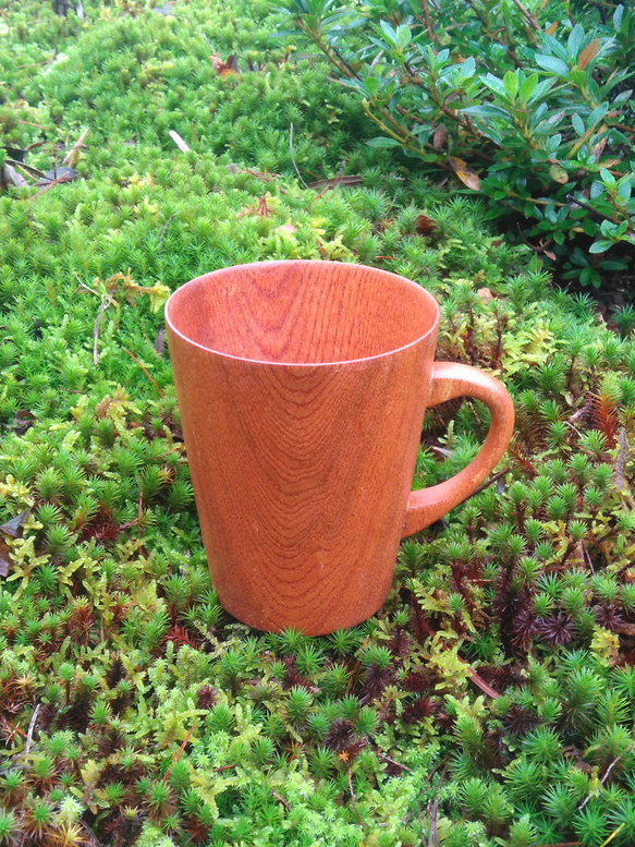 木のカップ（ケヤキ） 2枚目の画像