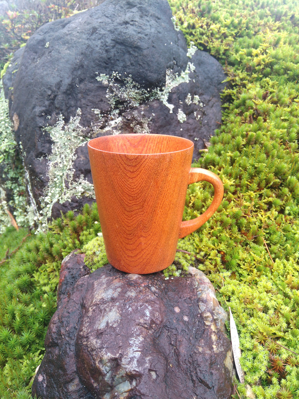 木のカップ（ケヤキ） 5枚目の画像
