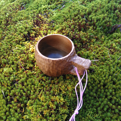 木（ホオ）のカップ 1枚目の画像