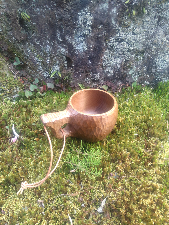 木のカップ（ホオ） 5枚目の画像