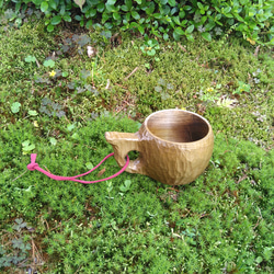 木のカップ（ホオ） 4枚目の画像