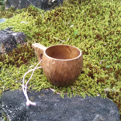 木のカップ（ホオ） 5枚目の画像