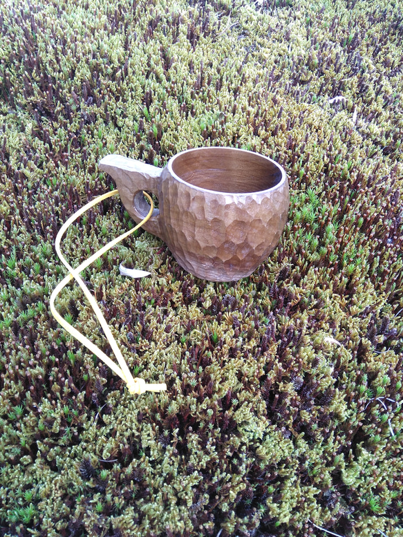 木のカップ（ホオ1） 3枚目の画像