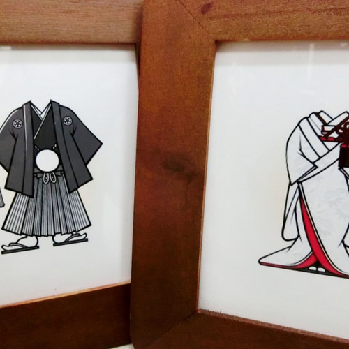 受付サイン（結婚式) 白無垢 2枚セット その他オーダーメイド