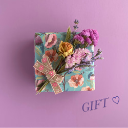 「lavender」紫陽花とハニーテールとラベンダーの耳飾り 6枚目の画像