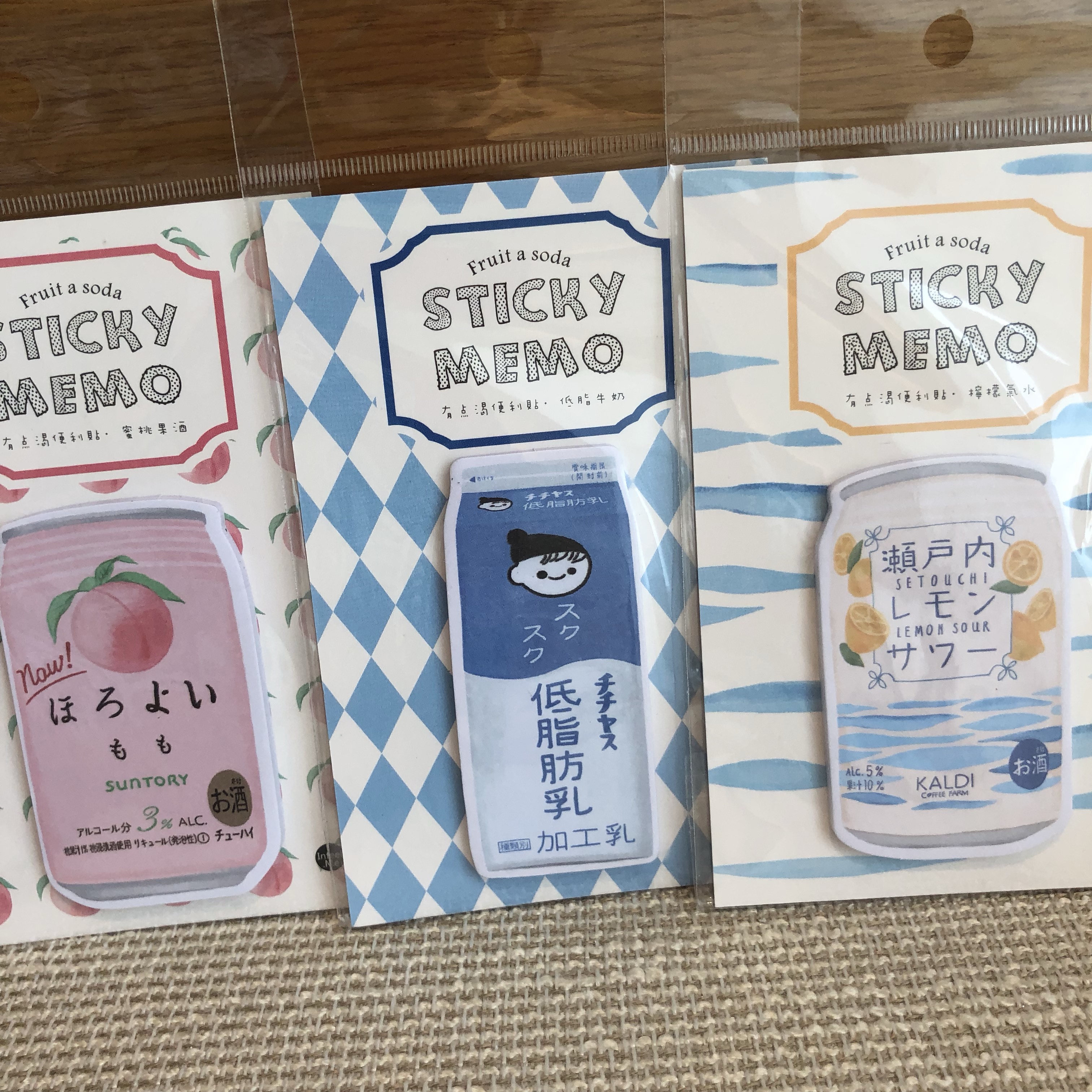 100％本物保証！ 新品 海外メモ用紙 ② 20枚×2種 おすそ分け ノート・メモ帳