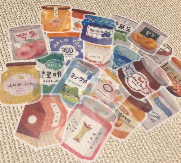 甜蜜果醤 甘いジャム 海外製フレークシール 美味しいもの おすそ分け