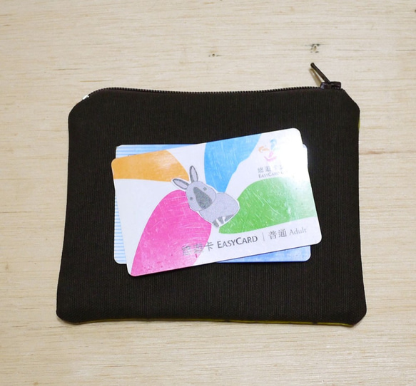 手描きの水彩画の描画スタイルパターンボストンフレンチブルドッグ財布財布カードパッケージ 5枚目の画像