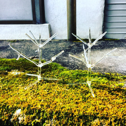 つぶつぶみかんのモチモチ鏡餅 組紐付き その他置物 ガラス工房 グラス