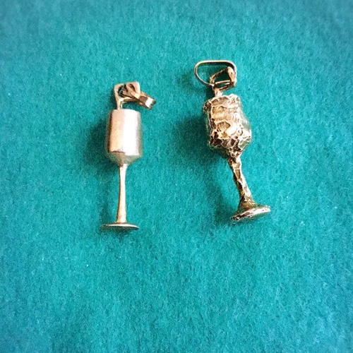 ワイングラス型ネックレス K18 ワイングラス型ネックレス K18