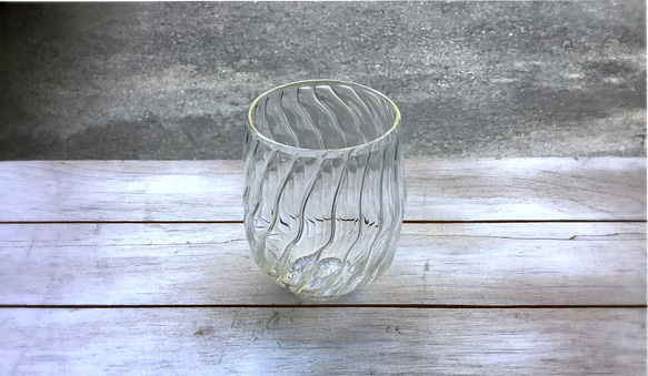 「經典竹子」竹子小徑條紋多功能玻璃 第2張的照片