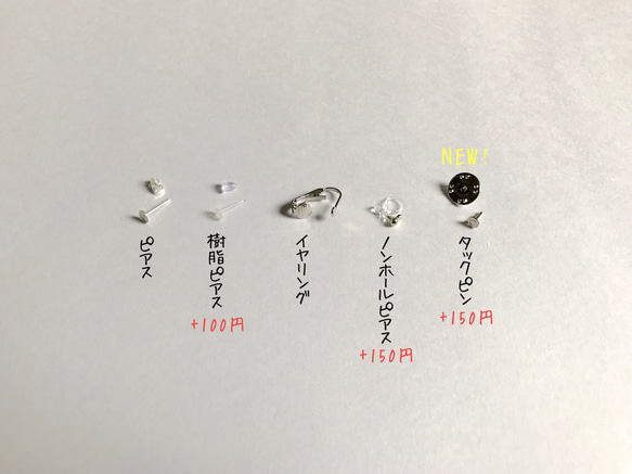 小鳥ピアス 5枚目の画像