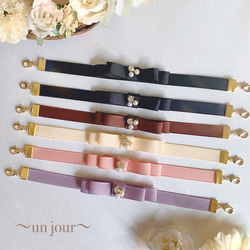 バラの花びら封入 レジンピアス クリアアクセサリー ピアス（その他